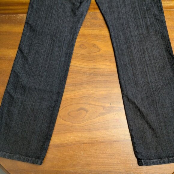 ALBERTO Mens Black Revolution Denim Stretch Modern Fit Super T400 Jeans 40x34 - Picture 13 of 16